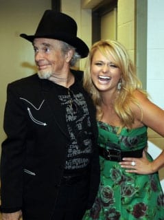  Lambert began last week by performing a "Twinkle Twinkle Lucky Star" as a salute to Merle Haggard at the 2009 ACM Honors Awards.