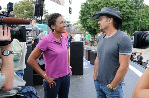 ABC's Robin Roberts talks to Tim McGraw for the TV special.