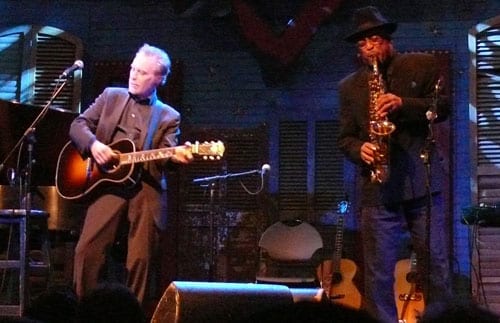 J.D. Souther and Red Morgan performing