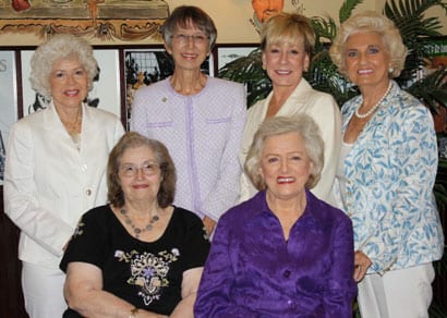 Ruth White (Front row, far left), along with her fellow SOURCE Honorees in 2010, Frances W. Preston, Carol Phillips, Liz Thiels, Celia Froehlig, and Sherytha Scaife. Photo: Denise Fussell 