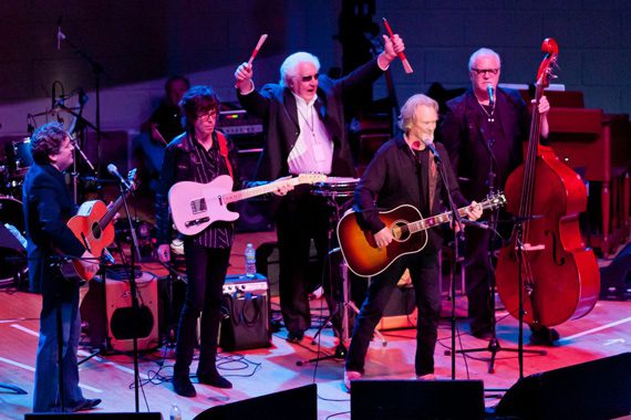 Pictured (L-R): Shawn Camp, Kenny Vaughan, W.S. Holland, Kris Kristofferson, David Roe