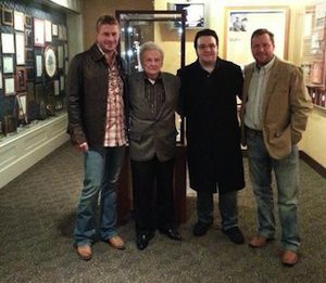 Pictured (L-R): Josh Trivett, Ralph Stanley, Nathan Stanley and Peter Keiser