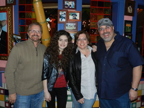 Pictured (L-R):  Frank Myers, Kelsey K, Tonya Ginnetti and Jimmy Nichols 