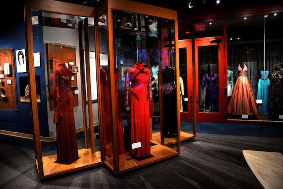 Several of Reba's dresses from various awards shows and events.