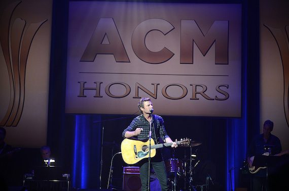 Dierks Bentley performs during the ACM Honors.