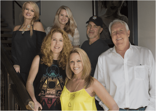 The Mighty Valorys. Pictured (back row, L-R): JoJamie Hahr, Ashley Sidoti, Brad Howell; (front row): Shari Roth, Amy Staley and George Briner.