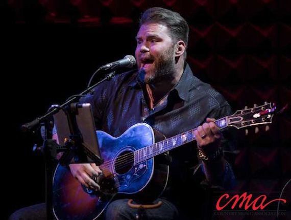 James Otto performs during the CMA Songwriters Series at Joe's Pub in New York City Wednesday night. Photo Credit: Kevin Yatarola / CMA