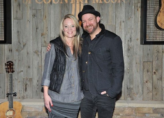Photo (L-R): Tiffany Moon, ACM Executive Vice President/Managing Director; Kristian Bush. Photo: Michel Bourquard/Courtesy of the Academy of Country Music