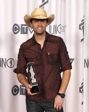 Dean Brody at the 2014 Juno Awards.