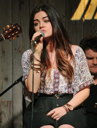 Lucy Hale performs at the Academy of Country Music in Encino, CA. Photo: Michel Bourquard/Courtesy of the Academy of Country Music