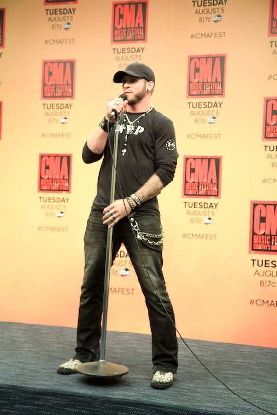 Brantley Gilbert backstage at LP Field. Photo: Moments by Moser