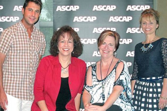 Pictured (L-R): ASCAP’s Michael Martin, Helene Cronin, Debbie Zavitson, ASCAP’s Kele Currier