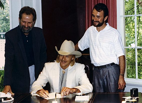 Pictured (L-R): Tim DuBois, Alan Jackson and Barry Coburn
