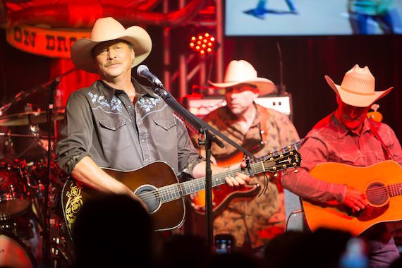 Alan Jackson performs during a secret show at Nashville's The Stage on June 4. Photo: Chris Hollo.
