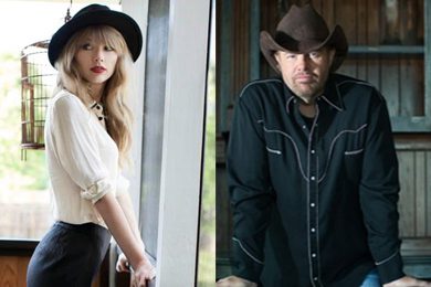 Taylor Swift and Toby Keith