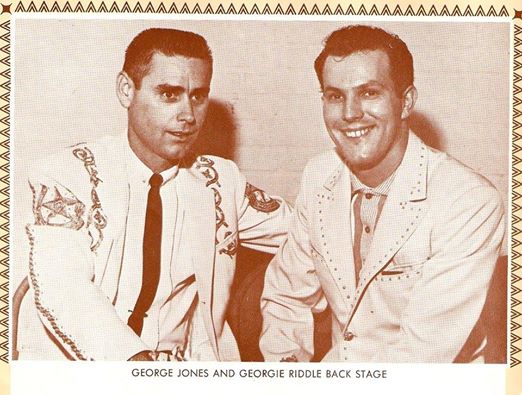 George Jones (L) and George Riddle