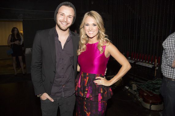 Pictured (L-R): Joel Crouse and Carrie Underwood. Photo: Chris Hollo.