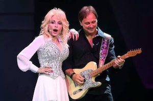 Pictured (L-R): Dolly Parton and Kent Wells