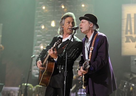 Jim Lauderdale and Buddy Miller perform. Photo: Getty Images