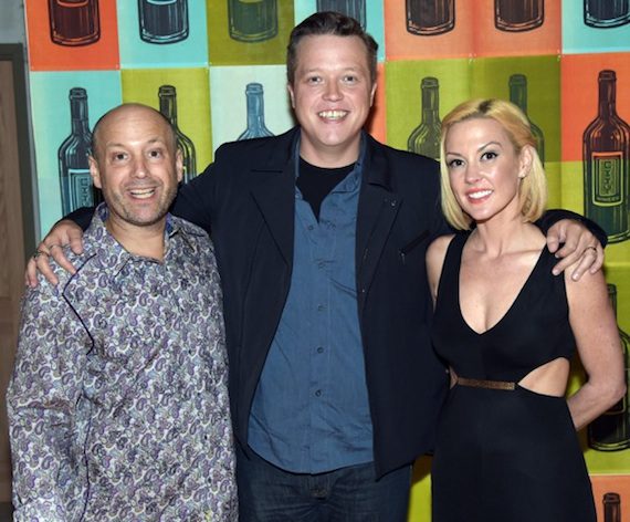 Caption: Founder/CEO City Winery Michael Dorf, singer/songwriter Jason Isbell and wife/ fellow recording artist, Amanda Shires. Photo: Getty Images  