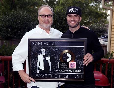 Hunt has already celebrated the success of single "Leave The Night On."