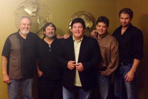 Pictured (L-R): Bobby Roberts (The Agency Group), Mike McGuire, Marty Raybon, Travis James (The Agency Group), Don Murry Grubbs (Absolute Publicity)