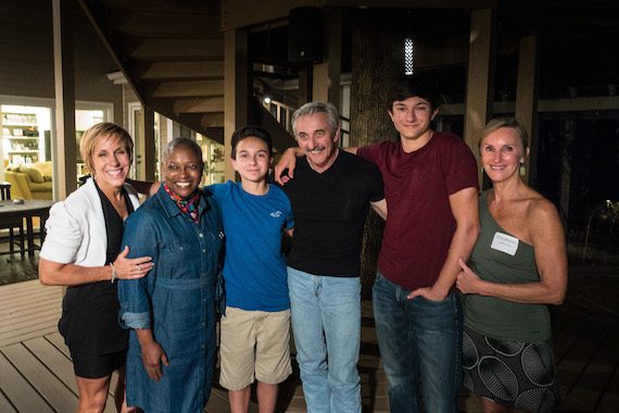 Pictured (L-R) Thea Tippin, Agenia Clark, President and CEO Girl Scouts of Middle Tennessee, Tom Tippin, Aaron Tippin, Ted Tippin, Dr. Elizabeth LaRoche. Photo: Stufflebean Photography