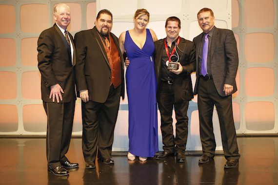 Pictured (L-R): SESAC’s Pat Collins, Tim Fink Shannan Hatch, Songwriter of the Year Rob Hatch and SESAC’s John Mullins.