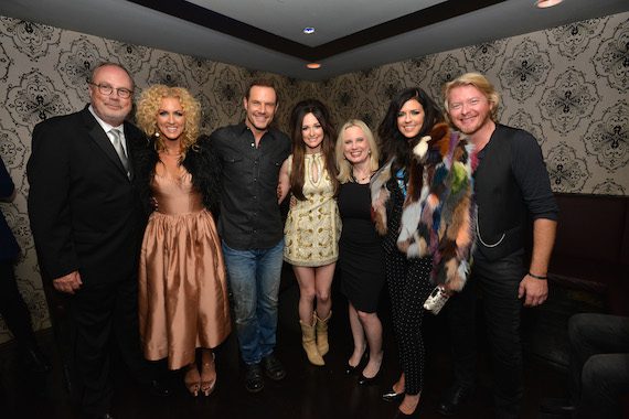 Pictured (L-R): Universal Music Group Nashville Chairman and CEO Mike Dungan, Little Big Town’s Kimberly Schlapman, Little Big Town’s Jimi Westbrook, Kacey Musgraves, Universal Music Group Nashville President Cindy Mabe, Little Big Town’s Karen Fairchild and Little Big Town’s Phillip Sweet. Photo: Peyton Hoge