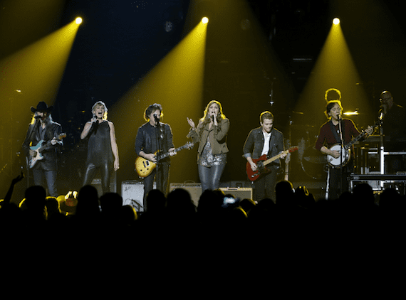 The Doobie Brothers were joined by Jennifer Nettles, Hillary Scott and Hunter Hayes on the CMA Awards