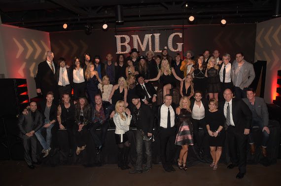 Big Machine Label Group executives join for a family-style portrait with talent across artist roster. Photo: Getty Images 