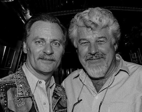 Pictured (L-R): Vern Gosdin and Bob Montgomery in 1989. Photo: Alan Mayor