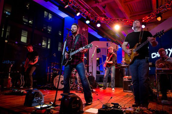 Chris Young performing as a part of the MLB Fan Cave Concert Series presented by Budweiser from the MLB Fan Cave on in New York City, New York. Photo: Taylor Baucom/MLB Photos via Getty Images.