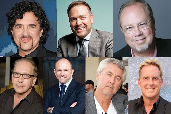PIctured (clockwise, L-R): Scott Borchetta, Clint Higham, Mike Dungan, Brian O'Connell, Clarence Spalding, Louis Messina, and John Esposito.