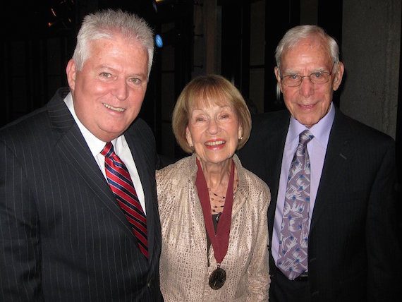 Pictured (L-R): David McCormick, Jo Walker-Meador and Bob Meador at the Country Music Hall of Fame Medallion Ceremony. Photo: David McCormick 