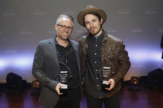 Bethel Music’s Joel Taylor and Josh Farro, writer of Song of the Year, “This Is Amazing Grace." 