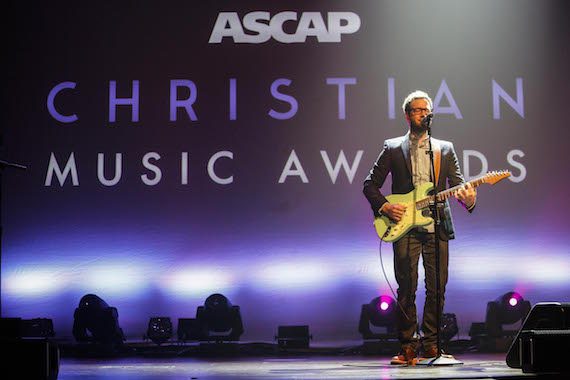 Chris August opens the ASCAP Christian Music Awards.
