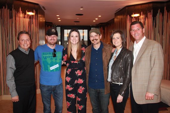 From (L-R): Jody Williams (BMI VP, Writer/Publisher Relations), Ryan Silver ("Puxico" Producer), Natalie Hemby ("Puxico" Executive Producer), Scott Murphy ("Puxico" Producer), Beth Laird (Creative Nation, Co-Owner) Mark Mason (BMI Executive Director, Writer/Publisher Relations) Photo: Katherine Hardin, BMI