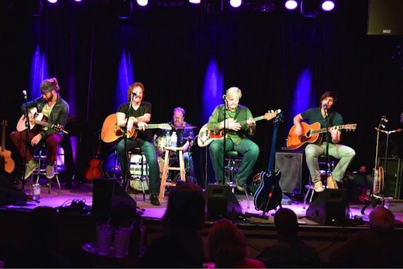 l. to r.): Casey James; Doobie Brothers Tom Johnston and John Cowan; Charlie Worsham at 3rd & Lindsley late show.