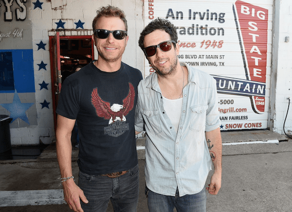 Pictured (L-R): Dierks Bentley and Will Hoge