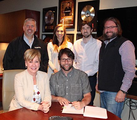 Pictured: Black River Entertainment CEO Gordon Kerr; Vice President of Black River Publishing Celia Froehlig; Catalog Manager Kelly Bolton; Scott Stepakoff; Creative Director Dave Pacula and Ritholz Levy's Chip Petree, Esq.