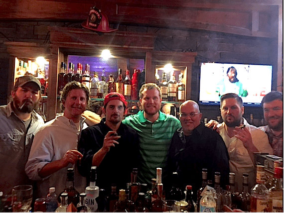 Pictured (L-R) at Paisley’s Ye Olde Potion Room Pub: Jake Gear, Sea Gayle Creative Director; Chris DuBois, Sea Gayle Partner; Brad Paisley, Sea Gayle Partner; Ahnquist, Driskill, Freeman Wizer, Sea Gayle VP Creative; and Brandon Gregg, Sea Gayle Office Manager.