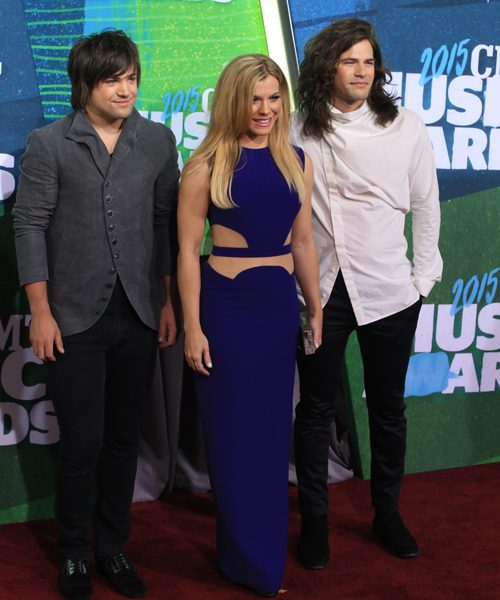 Pictured (L-R): The Band Perry's Neil, Kimberly, Reid. Photo: Bev Moser.