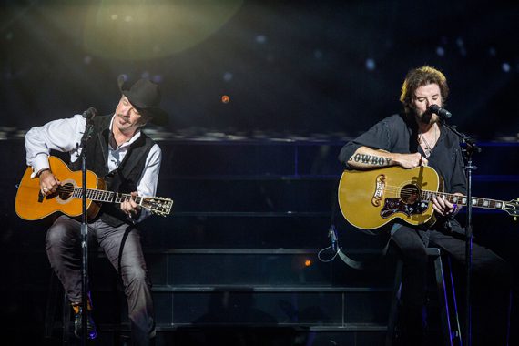 Brooks & Dunn performing in Together in Vegas. Photo: Caesars Palace