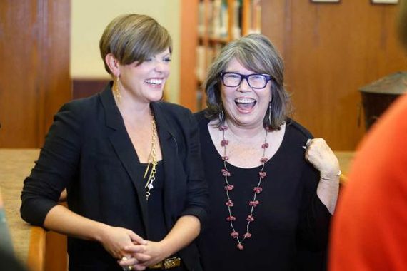 2015 Lubbock, Texas Walk of Fame Inductees Natalie Maines (L) 