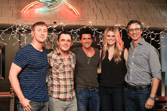 Pictured (L-R): Ashley Gorley, Cole Taylor, Michael Carter, Nicolle Galyon, NMPA CEO David Israelite. 