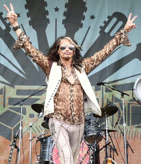 Steven Tyler Performs the second afternoon of Franklin, Tenn.'s Pilgrimage Festival. Photo: Terry Wyatt.
