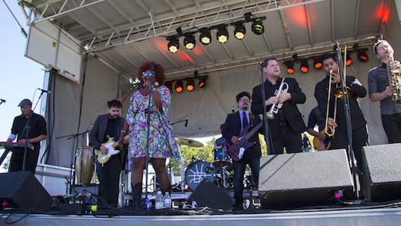 The Suffers: The incredible Dallas-based The Suffers showed St. Louis their soul-funk sound. The BMI band got the crowd moving, roaring through songs off their yet-to-be-released debut. 