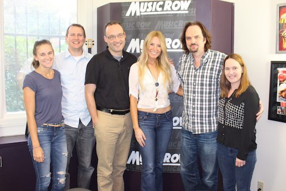 Dianna Corcoran with MusicRow staffers.