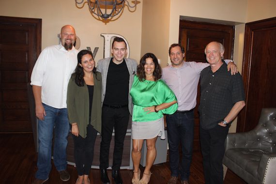 Photo (L-R): Devon Devries, VP of Creative - Film/TV A&R, Alex Stefano, Film & TV Music Manager, Justin Forrest, Carla Wallace, Co-Owner, Kent Marcus, Attorney,  Kerry O’Neil, Co-Owner